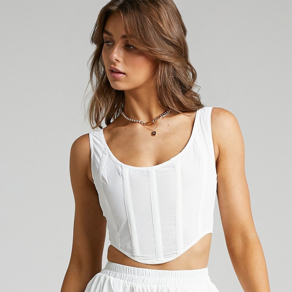 White Sleeveless Women's Top